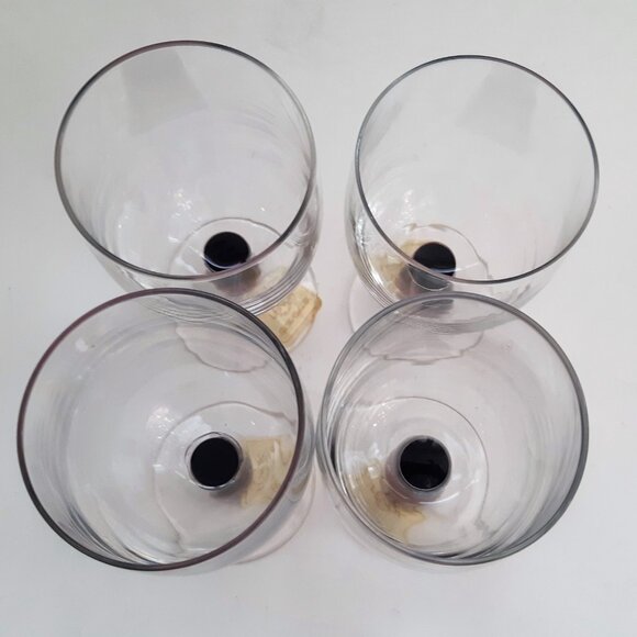 Lenox Crystal Avalon Amethyst Water Wine Goblets Stem Glasses Set of 4 New Cond. - Picture 8 of 15